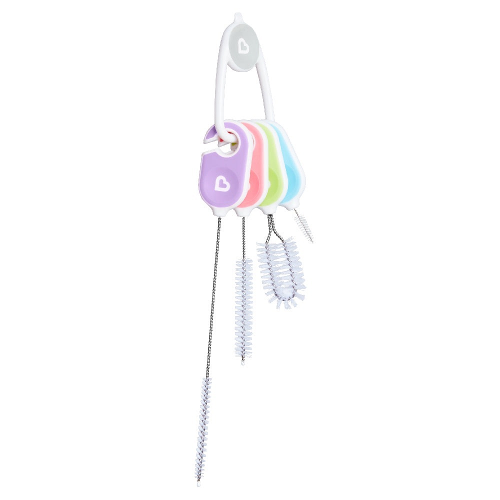 NEW Munchkin Details Bottle & Cup Cleaning Brush Set